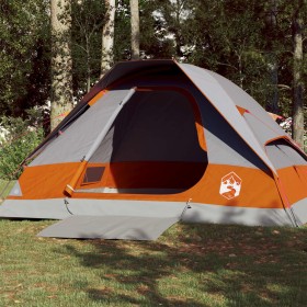 4 Person Igloo Tent Waterproof Gray Orange by vidaXL, tents - Ref: Foro24-94779, Price: 80,10 €, Discount: %