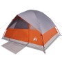 Tienda familiar con cúpula impermeable 6 personas gris naranja de vidaXL, Tiendas de campaña - Ref: Foro24-94705, Precio: 116...