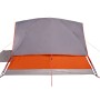 Family tent with waterproof dome 6 people gray orange by vidaXL, tents - Ref: Foro24-94705, Price: 116,05 €, Discount: %