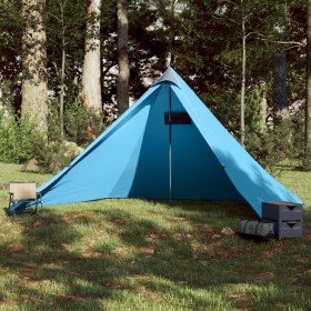 Family tent tipi 7 people waterproof blue by vidaXL, tents - Ref: Foro24-94711, Price: 48,30 €, Discount: %