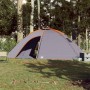 Gray and orange waterproof 8-person tent by vidaXL, tents - Ref: Foro24-94718, Price: 149,99 €, Discount: %