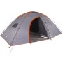 Gray and orange waterproof 8-person tent by vidaXL, tents - Ref: Foro24-94718, Price: 149,99 €, Discount: %