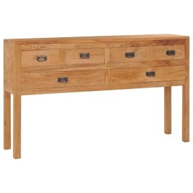 Solid teak wood sideboard 125x30x75 cm by vidaXL, Sideboards - Ref: Foro24-288897, Price: 264,72 €, Discount: %