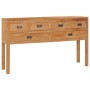 Aparador de madera maciza de teca 125x30x75 cm de vidaXL, Aparadores - Ref: Foro24-288897, Precio: 237,50 €, Descuento: %