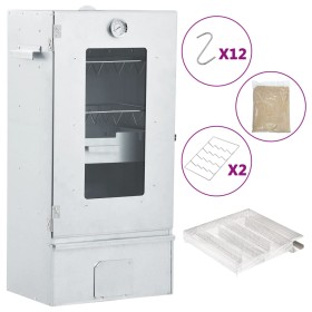 Horno ahumador de BBQ con generador humo frío acero galvanizado de vidaXL, Barbacoas - Ref: Foro24-3200767, Precio: 195,63 €,...