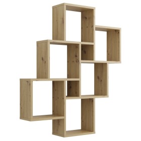 FMD Wall shelf with 8 compartments in artisan oak color by FMD, Shelves and shelves - Ref: Foro24-429424, Price: 113,18 €, Di...