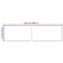 Toldos para balcón 5 uds ratán sintético blanco 255x19 cm de vidaXL, Paneles de vallas - Ref: Foro24-156312, Precio: 32,54 €,...