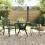 Bistro table and chairs 3 pieces black cast aluminum by vidaXL, Garden sets - Ref: Foro24-3216338, Price: 507,56 €, Discount: %