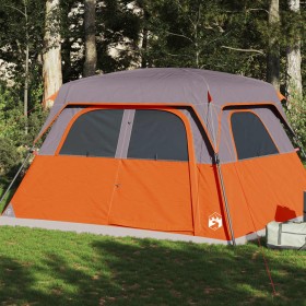 Family tent 6 people waterproof gray orange by vidaXL, tents - Ref: Foro24-94547, Price: 150,39 €, Discount: %