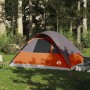 Family tent with waterproof dome 6 people gray orange by vidaXL, tents - Ref: Foro24-94553, Price: 75,66 €, Discount: %