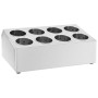 Cutlery holder 8 grids rectangular stainless steel by vidaXL, Cutlery and utensil trays - Ref: Foro24-51231, Price: 99,11 €, ...