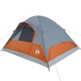 Family tent with waterproof dome 6 people gray orange by vidaXL, tents - Ref: Foro24-94553, Price: 75,66 €, Discount: %