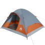 Family tent with waterproof dome 6 people gray orange by vidaXL, tents - Ref: Foro24-94553, Price: 75,66 €, Discount: %