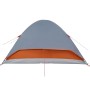 Family tent with waterproof dome 6 people gray orange by vidaXL, tents - Ref: Foro24-94553, Price: 75,66 €, Discount: %