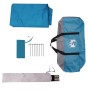 Lona de camping impermeable azul 430x380x210 cm de vidaXL, Tiendas de campaña - Ref: Foro24-94683, Precio: 60,99 €, Descuento: %