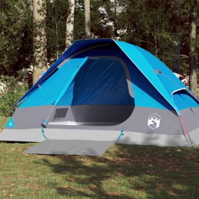 Blue Waterproof 4 Person Igloo Tent by vidaXL, tents - Ref: Foro24-94778, Price: 77,99 €, Discount: %