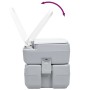 Portable camping toilet gray 20 + 10 L by vidaXL, Urinals and portable toilets - Ref: Foro24-30138, Price: 127,76 €, Discount: %