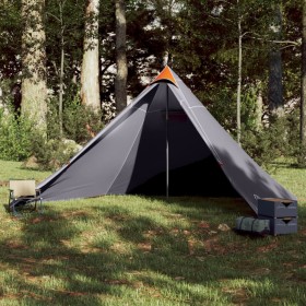 Family teepee tent for 7 people waterproof gray and orange by vidaXL, tents - Ref: Foro24-94712, Price: 50,99 €, Discount: %