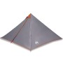 Family teepee tent for 7 people waterproof gray and orange by vidaXL, tents - Ref: Foro24-94712, Price: 50,03 €, Discount: %