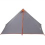 Family teepee tent for 7 people waterproof gray and orange by vidaXL, tents - Ref: Foro24-94712, Price: 50,03 €, Discount: %