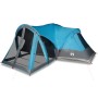 Tienda de campaña familiar tipi 8 personas impermeable azul de vidaXL, Tiendas de campaña - Ref: Foro24-94738, Precio: 198,99...