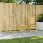 Folding garden chairs 2 units bamboo 46x66x99 cm by vidaXL, Garden chairs - Ref: Foro24-368037, Price: 162,91 €, Discount: %