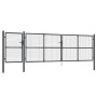 Puerta de malla de jardín acero galvanizado antracita 500x175cm de vidaXL, Puertas de jardín - Ref: Foro24-154549, Precio: 59...