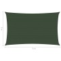 Sail awning HDPE dark green 160 g/m² 3x6 m by vidaXL, Umbrellas - Ref: Foro24-311460, Price: 41,47 €, Discount: %