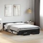 Cama con cajones madera de ingeniería negro 120x200 cm de vidaXL, Camas y somieres - Ref: Foro24-3280756, Precio: 162,22 €, D...