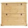 Corona Schuhschrank aus massivem Kiefernholz 99x32x85 cm von vidaXL, Schuhregale und Schuhorganisatoren - Ref: Foro24-4002785...