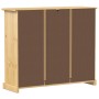 Corona Schuhschrank aus massivem Kiefernholz 99x32x85 cm von vidaXL, Schuhregale und Schuhorganisatoren - Ref: Foro24-4002785...