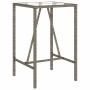 Gray synthetic rattan outdoor bar table 70x70x110 cm by vidaXL, Garden tables - Ref: Foro24-368695, Price: 120,71 €, Discount: %