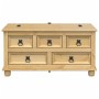 Corona storage box solid pine wood 90x78x45 cm by vidaXL, Storage trunks - Ref: Foro24-4002770, Price: 174,55 €, Discount: %