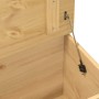 Corona storage box solid pine wood 90x78x45 cm by vidaXL, Storage trunks - Ref: Foro24-4002770, Price: 174,55 €, Discount: %