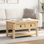 Corona coffee table with drawers solid pine wood 85x50x45 cm by vidaXL, Coffee table - Ref: Foro24-4002772, Price: 95,67 €, D...