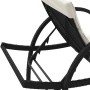 Lounger with black synthetic rattan cushion 60x199x42 cm by vidaXL, Loungers - Ref: Foro24-368257, Price: 153,99 €, Discount: %