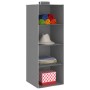 Hanging closet organizers 2 units with 4 fabric shelves by vidaXL, Dresser Organizers and Bar Hangers - Ref: Foro24-288324, P...