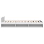 White engineered wood bed with drawer 90x200 cm by vidaXL, Beds and slatted bases - Ref: Foro24-3280797, Price: 130,85 €, Dis...