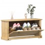 Corona shoe cabinet solid pine wood 99x32x47 cm by vidaXL, Shoe racks and shoe organizers - Ref: Foro24-4002784, Price: 76,79...