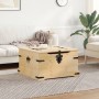 Corona storage box solid pine wood 78x78x45 cm by vidaXL, Storage trunks - Ref: Foro24-4002771, Price: 120,88 €, Discount: %