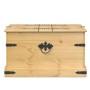 Corona storage box solid pine wood 78x78x45 cm by vidaXL, Storage trunks - Ref: Foro24-4002771, Price: 120,88 €, Discount: %