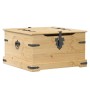 Corona storage box solid pine wood 78x78x45 cm by vidaXL, Storage trunks - Ref: Foro24-4002771, Price: 120,88 €, Discount: %