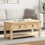 Corona coffee table with drawers solid pine wood 100x48x45 cm by vidaXL, Coffee table - Ref: Foro24-4002773, Price: 113,17 €,...