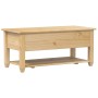 Mesa de centro cajones Corona madera maciza pino 100x48x45 cm de vidaXL, Mesas de centro - Ref: Foro24-4002773, Precio: 113,1...