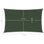 Sail awning dark green HDPE 160 g/m² 2x5 m by vidaXL, Umbrellas - Ref: Foro24-311451, Price: 28,46 €, Discount: %