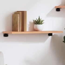 Light brown treated oak wood wall shelf 60x20x2cm by vidaXL, Shelves and shelves - Ref: Foro24-363641, Price: 26,31 €, Discou...