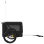 Pet Bicycle Trailer Iron Oxford Cloth Black by vidaXL, pet strollers - Ref: Foro24-93926, Price: 111,59 €, Discount: %