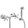 SCHÜTTE Two-handle mixer tap with hand shower ELK chrome by SCHÜTTE, Faucets - Ref: Foro24-429364, Price: 88,50 €, Discount: %