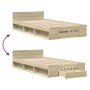 Cama con cajón madera ingeniería roble Sonoma 90x200 cm de vidaXL, Camas y somieres - Ref: Foro24-3280799, Precio: 140,12 €, ...