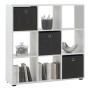 FMD Shelving unit with 9 compartments white by FMD, Bookcases and shelves - Ref: Foro24-429434, Price: 159,24 €, Discount: %